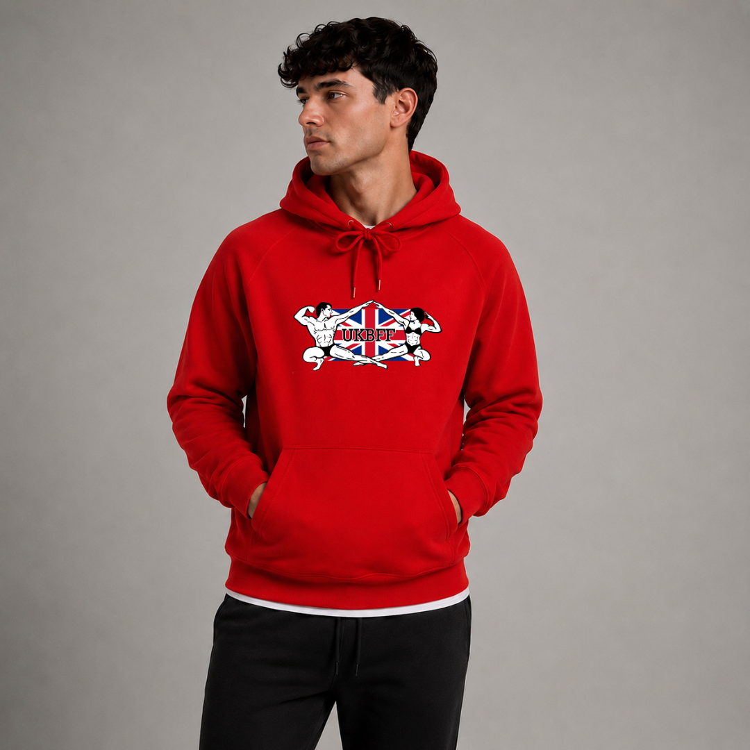 UKBFF Logo Hoodie - Red