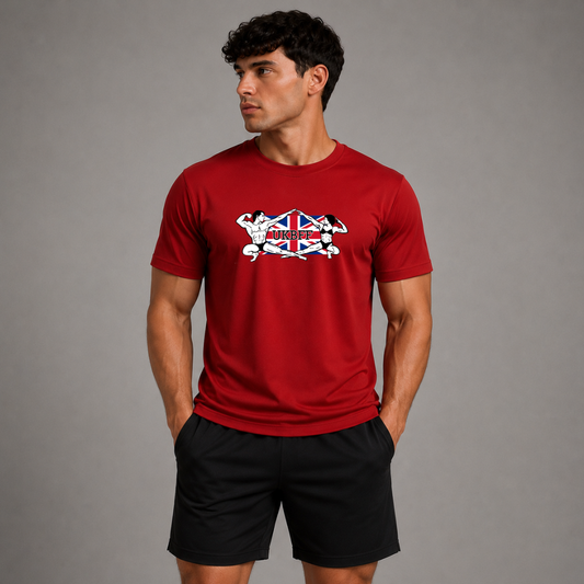 UKBFF Logo Cool T-Shirt - Fire Red