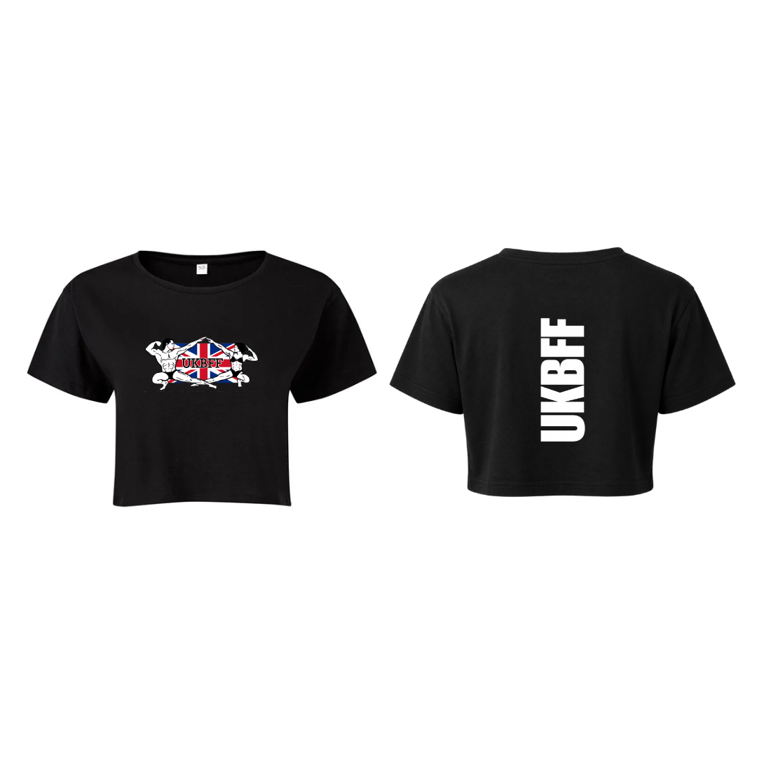 UKBFF Crop Top - Black