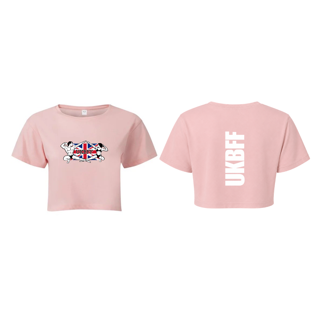 UKBFF Crop Top - Light Pink