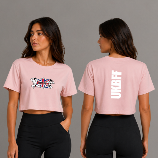 UKBFF Crop Top - Light Pink