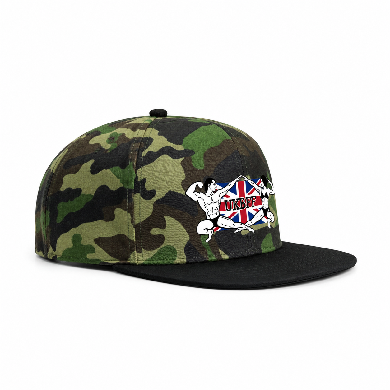 UKBFF Logo Camo/Black Snapback