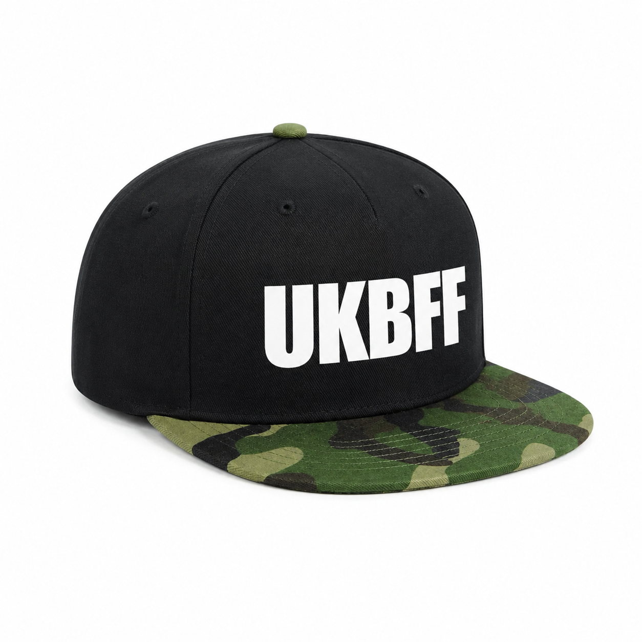 UKBFF Black/Camo Snapback