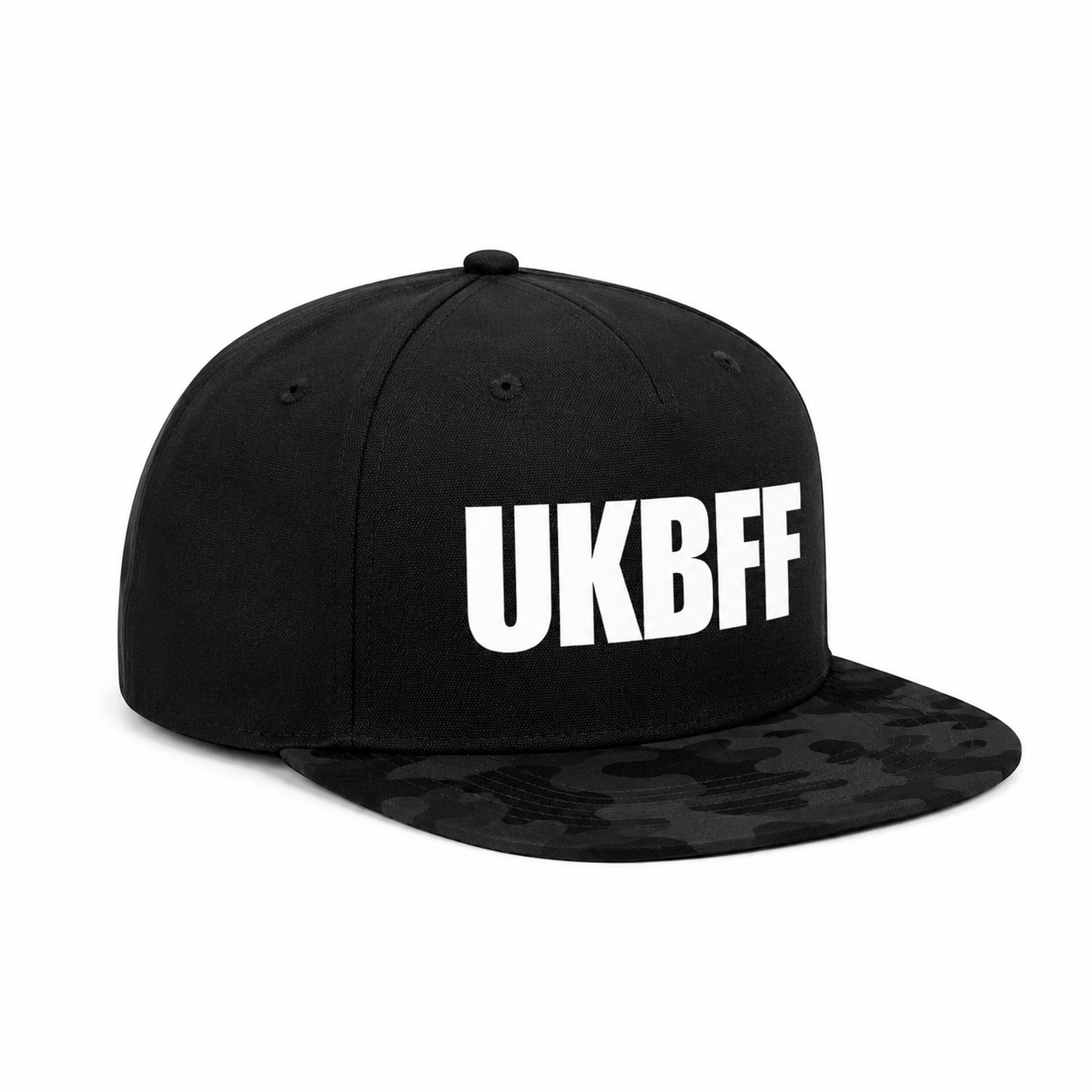 UKBFF Black/Midnight Camo Snapback