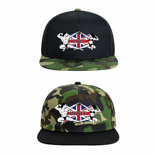 UKBFF Logo Camo Snapback - Double Pack