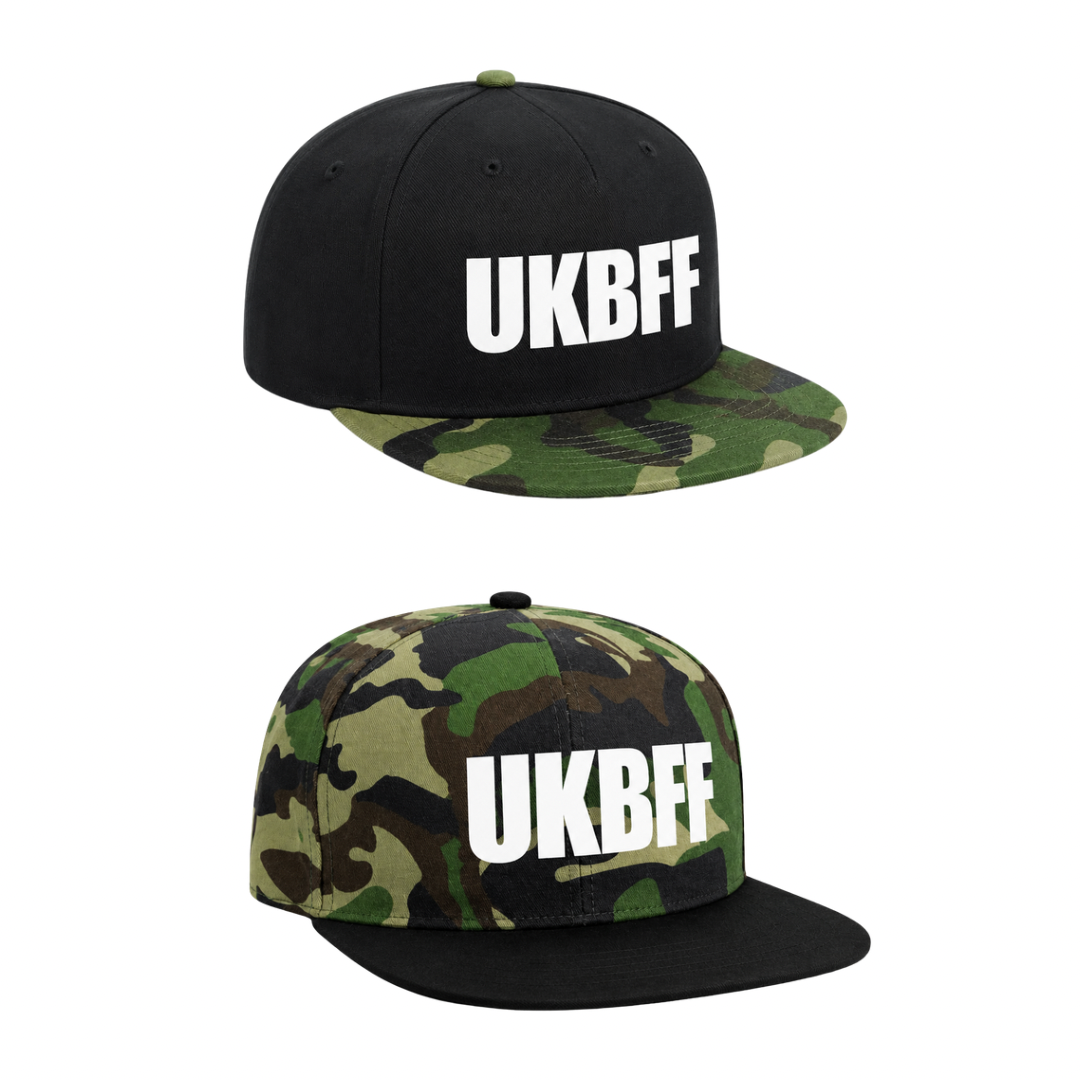 UKBFF Camo Snapback - Double Pack